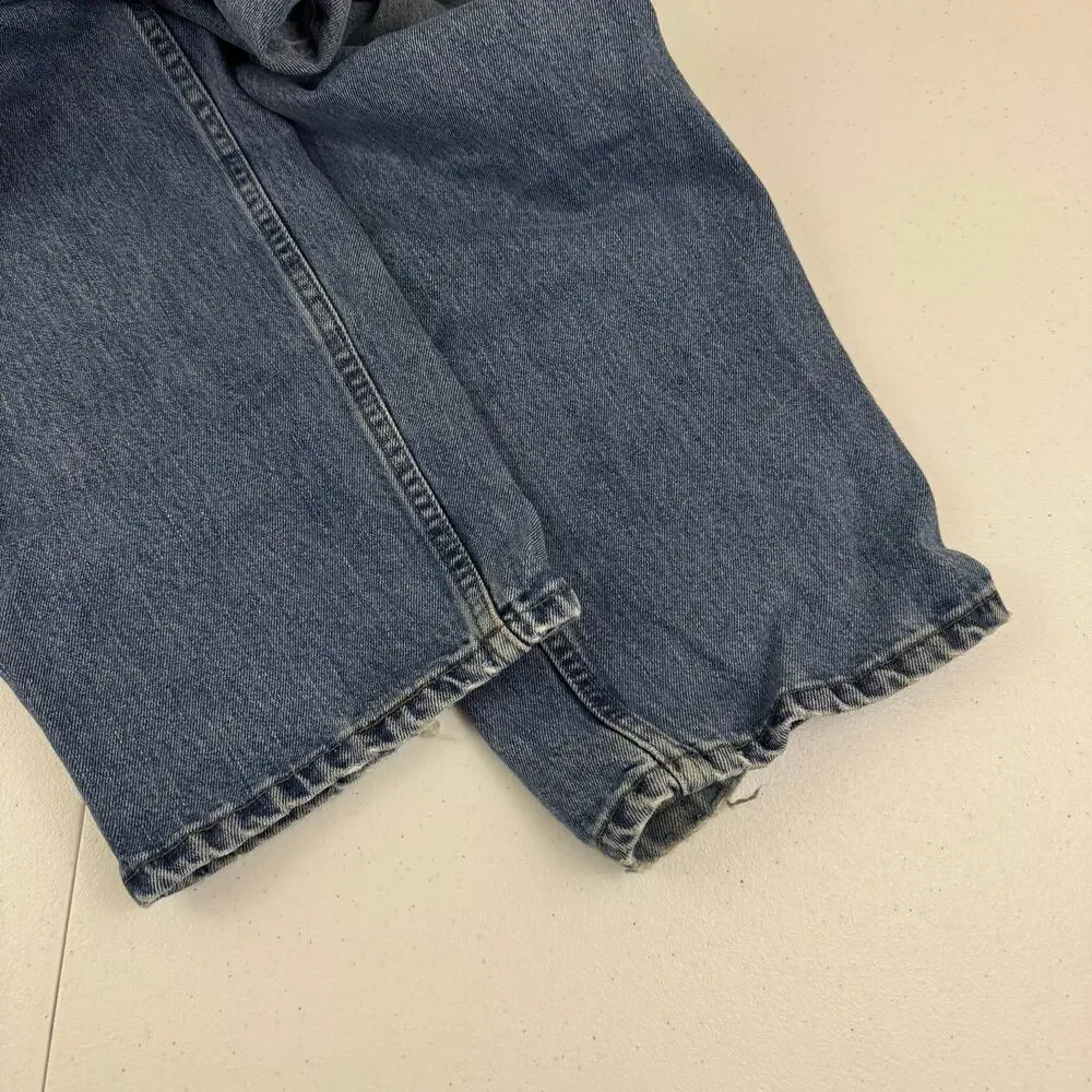 Vintage Levis SilverTab Jeans Mens 36x36 Blue Loose Baggy 90s Distressed USA